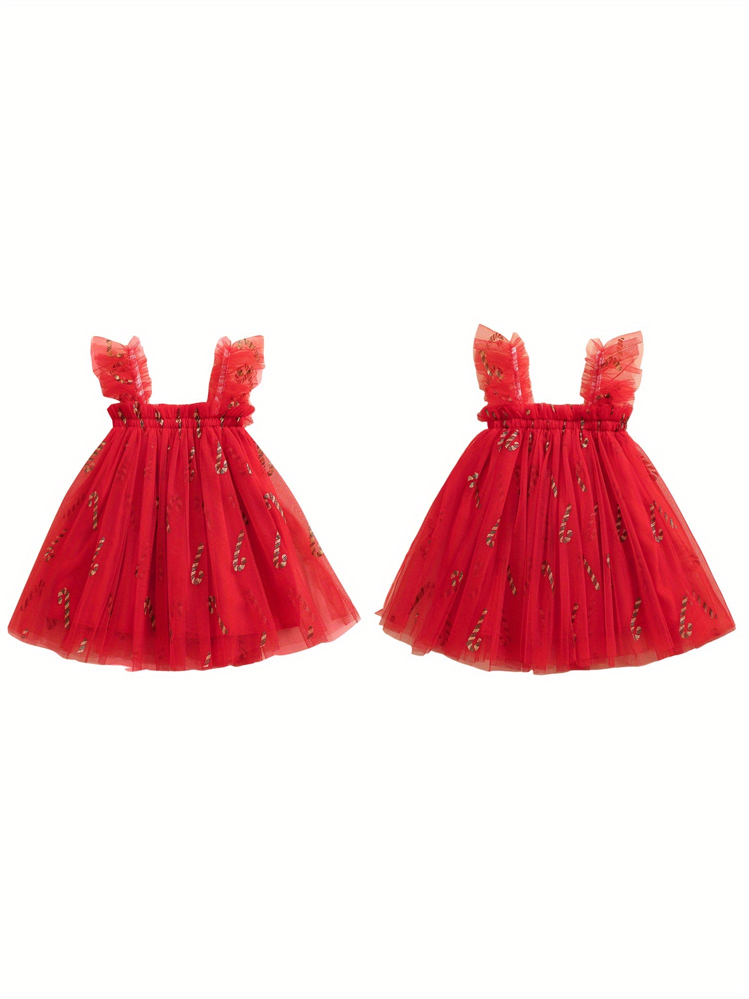 Sleeveless Christmas Tutu - Red