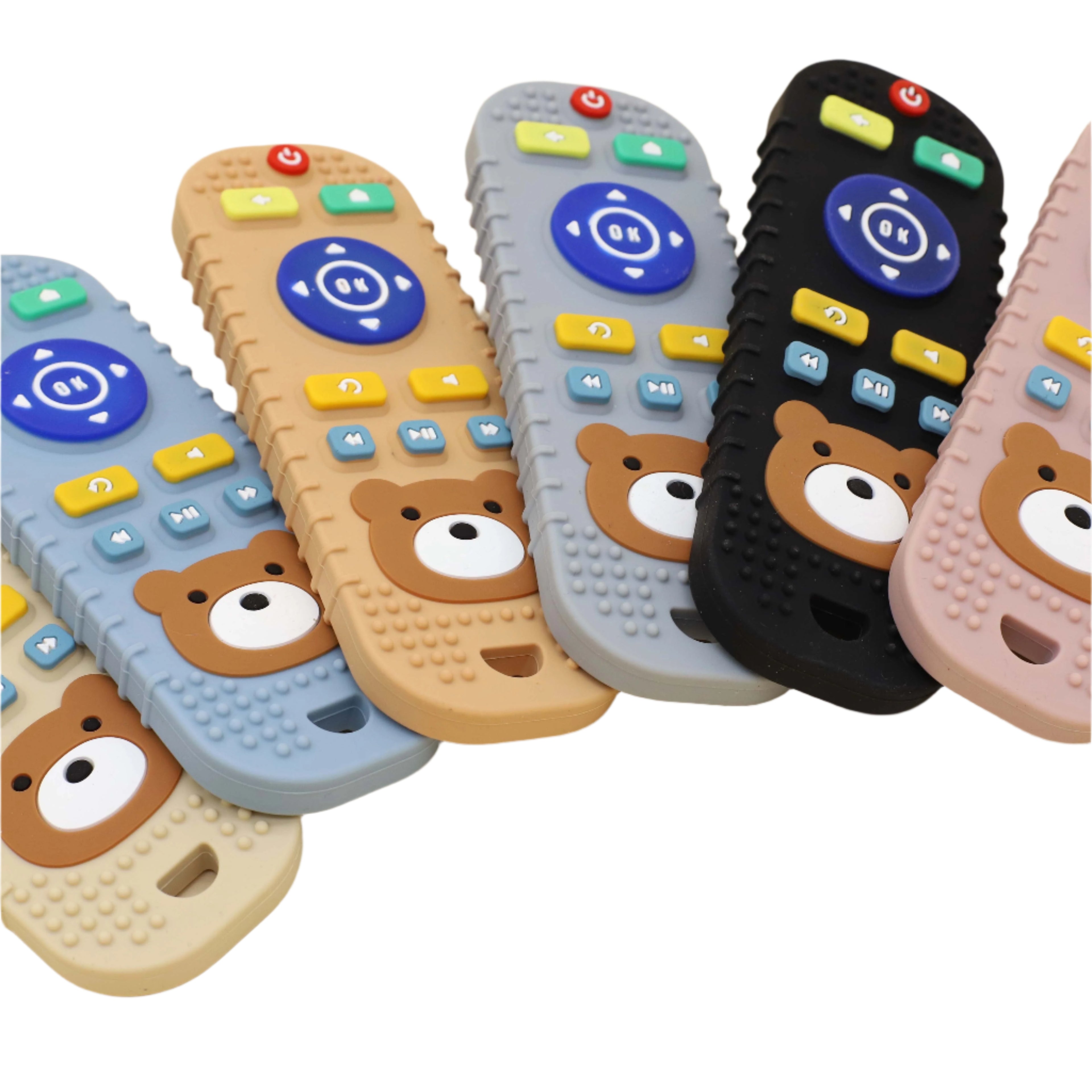 Silicone Baby Toy Simulation Remote Control Teether