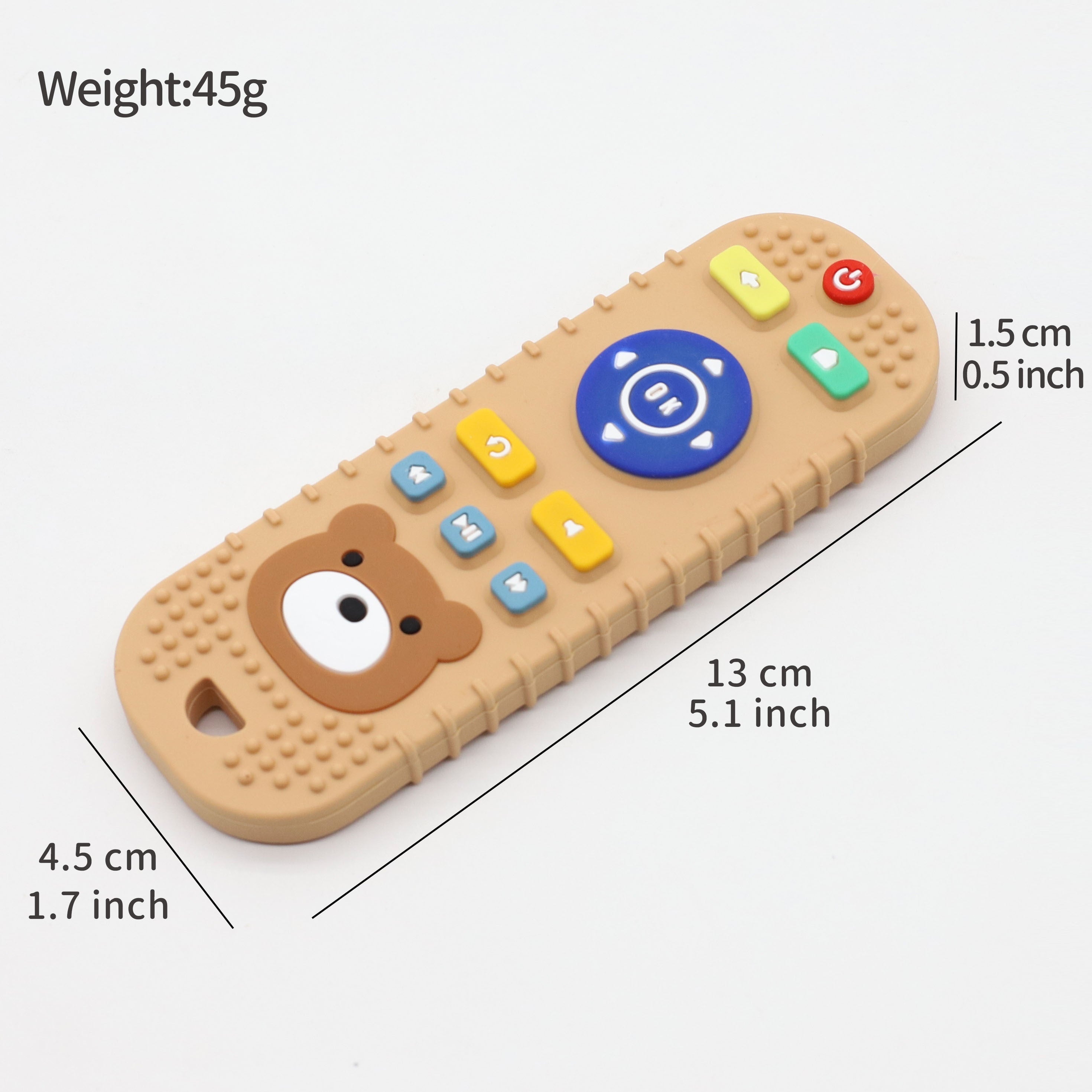 Silicone Baby Toy Simulation Remote Control Teether