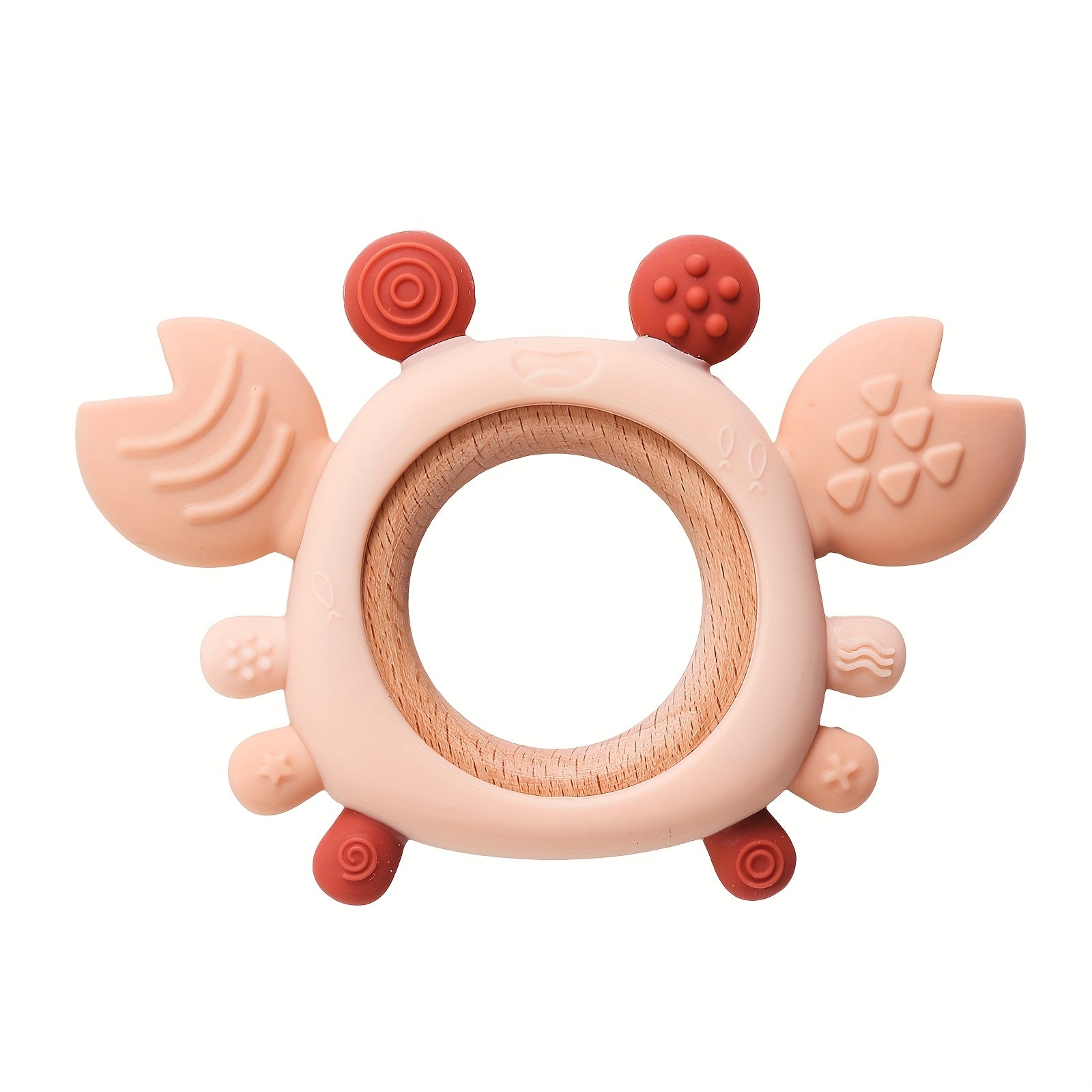 Silicone Baby Teething Crab Toy