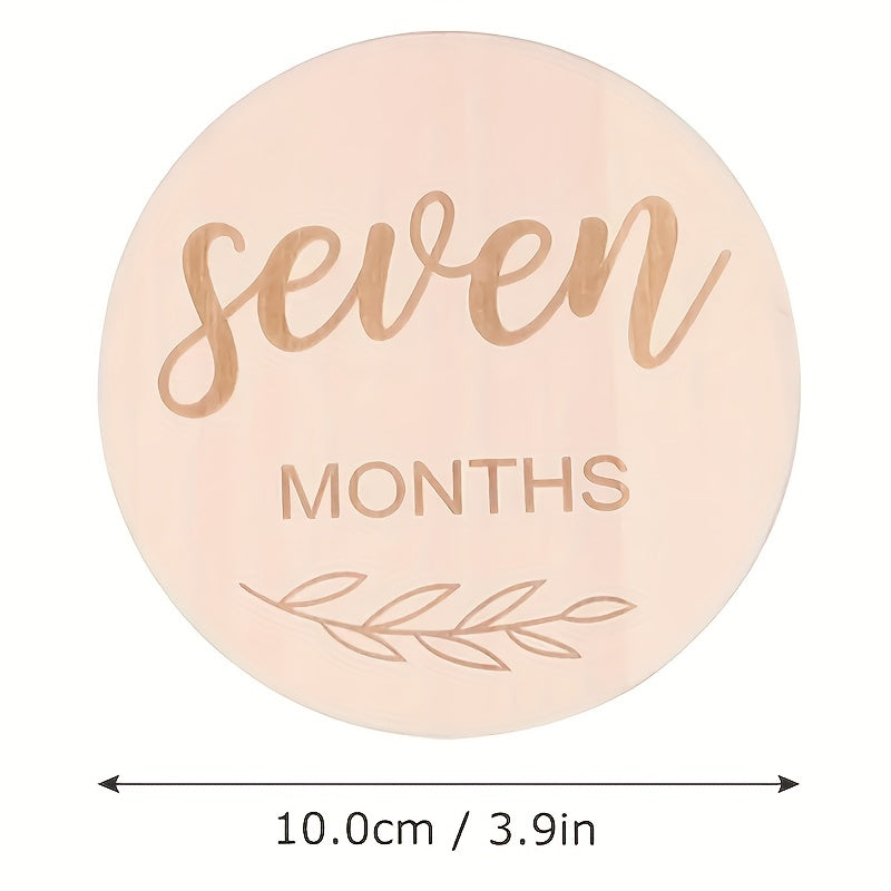 Wooden Monthly Milestone Discs