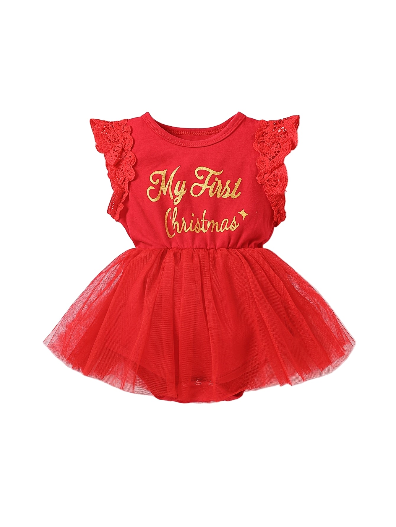 Baby Girls' First Christmas Dress – Bambini Baby Girls' First Christmas Dress – Bambini