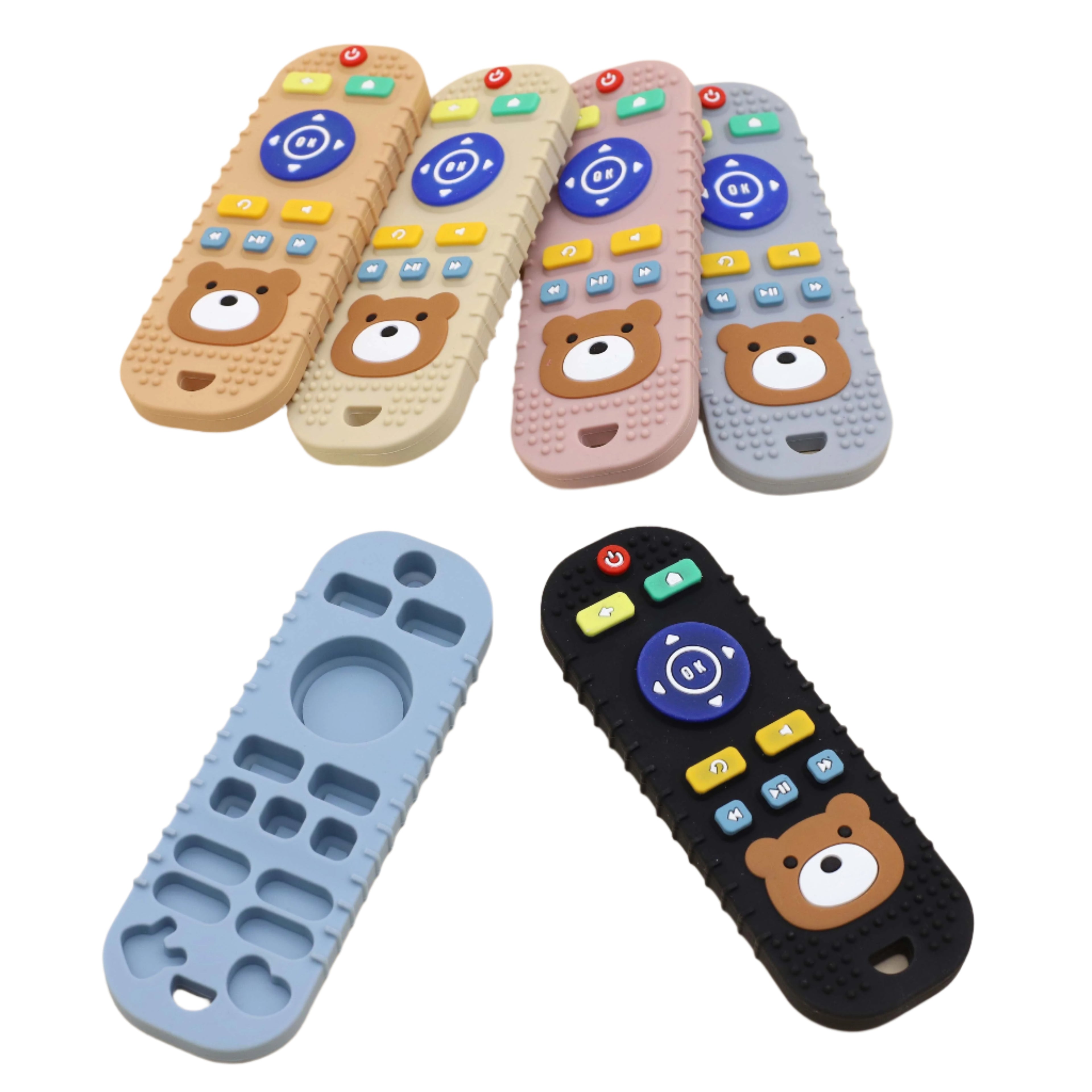 Silicone Baby Toy Simulation Remote Control Teether