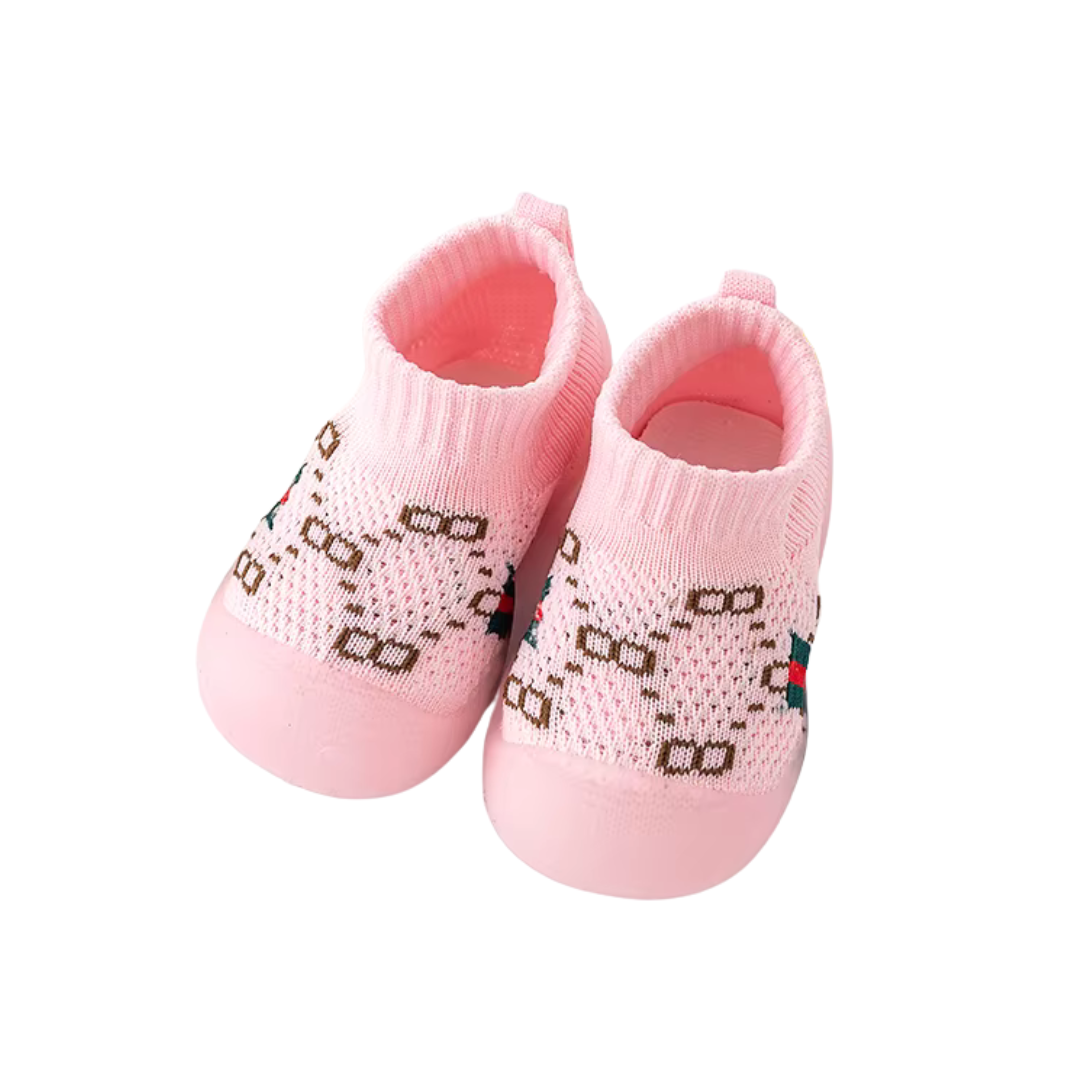 Mini Luxe Soft-Knit Baby Walkers
