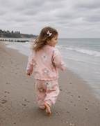 Pink Floral Knit Set