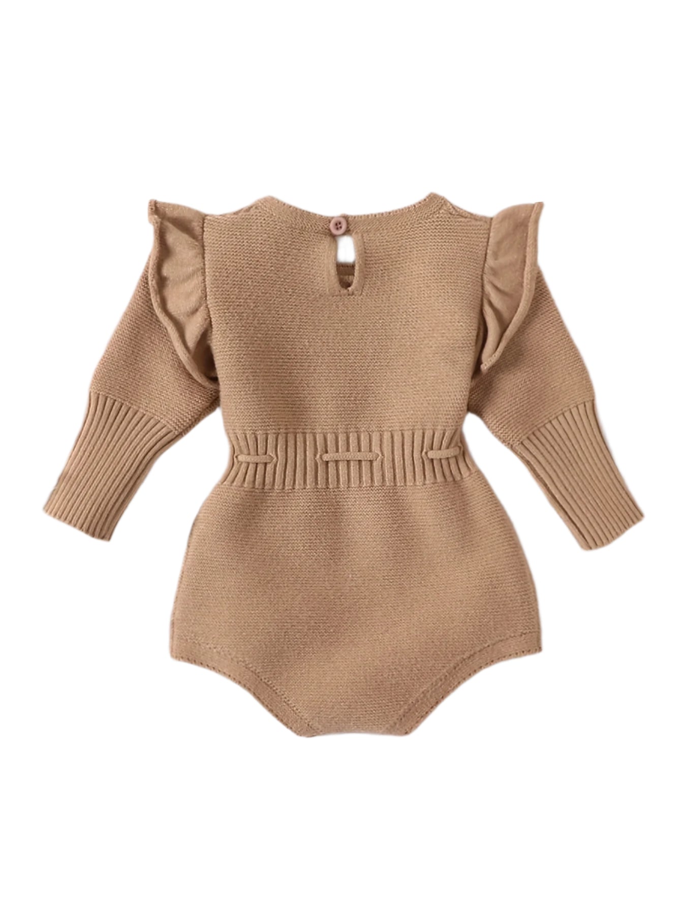 Brown Sweater Jumpsuit