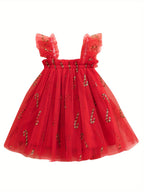 Sleeveless Christmas Tutu - Red