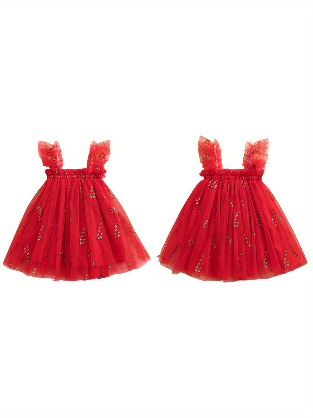 Sleeveless Christmas Tutu - Red