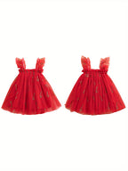 Sleeveless Christmas Tutu - Red