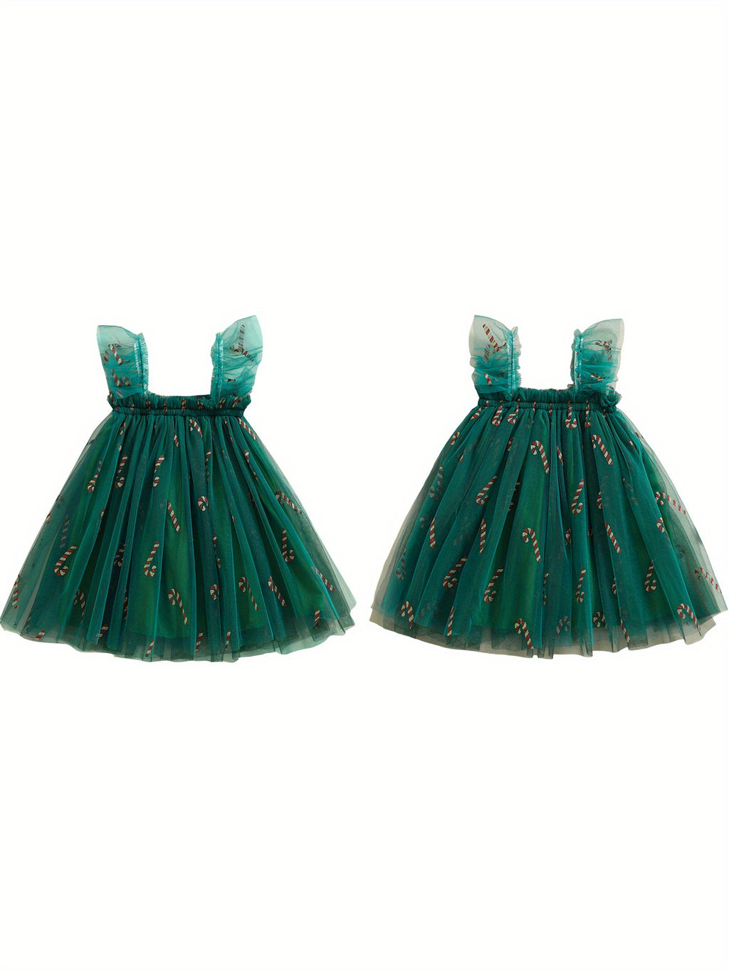 Sleeveless Christmas Tutu - Green
