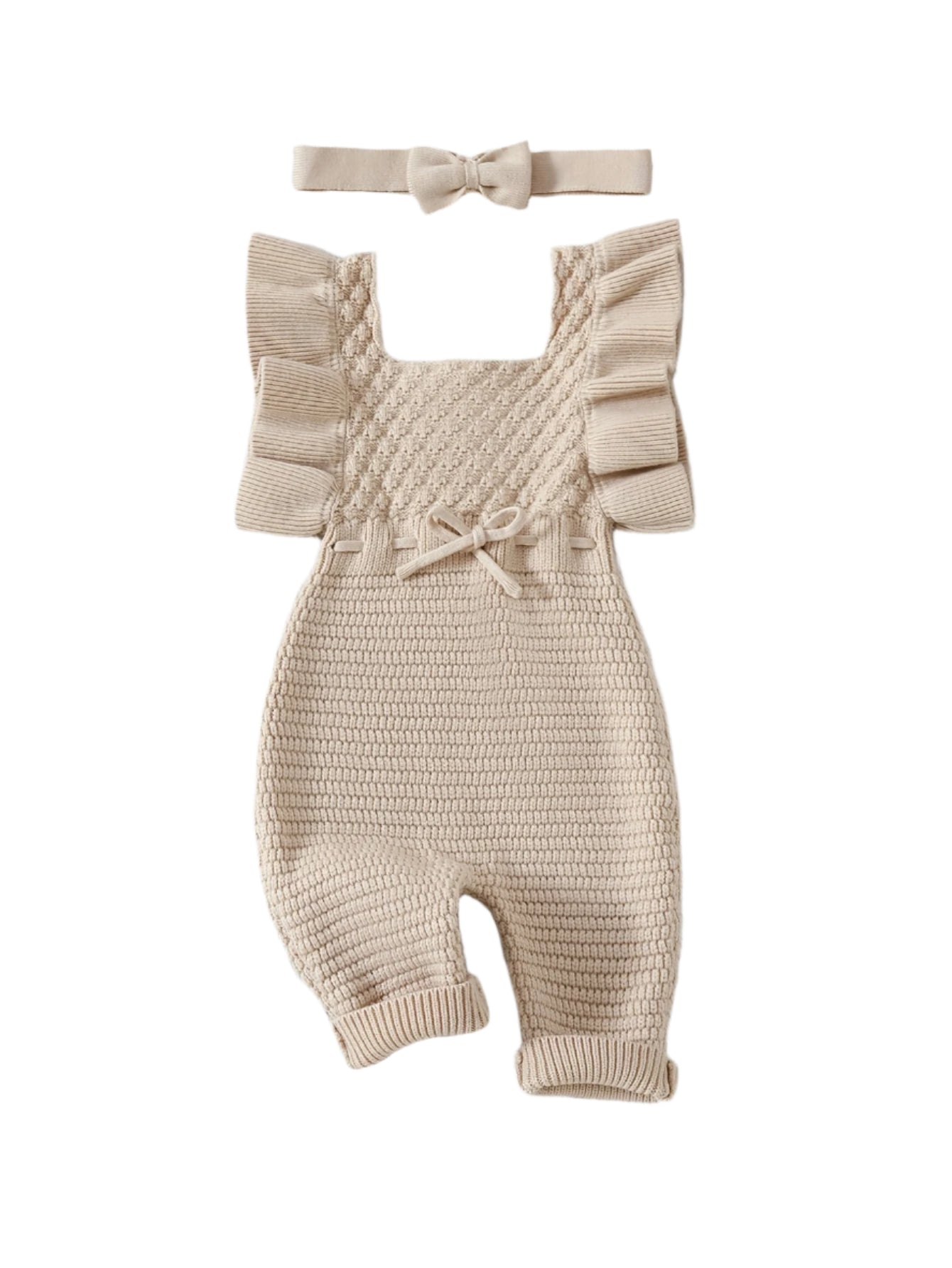 Off-Shoulder Ruffle Knit Bodysuit