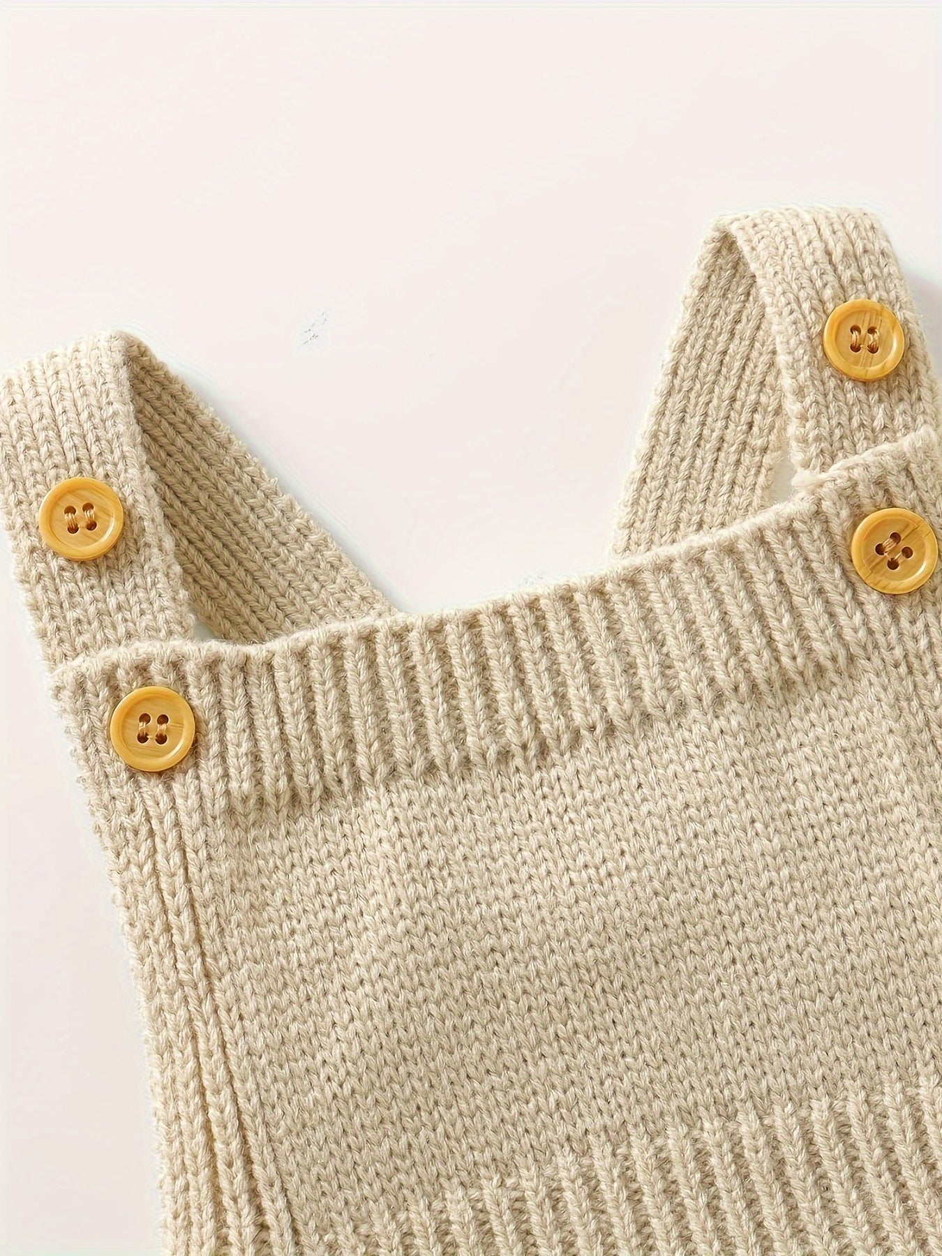 Knit Suspender Onesie & Hat Set
