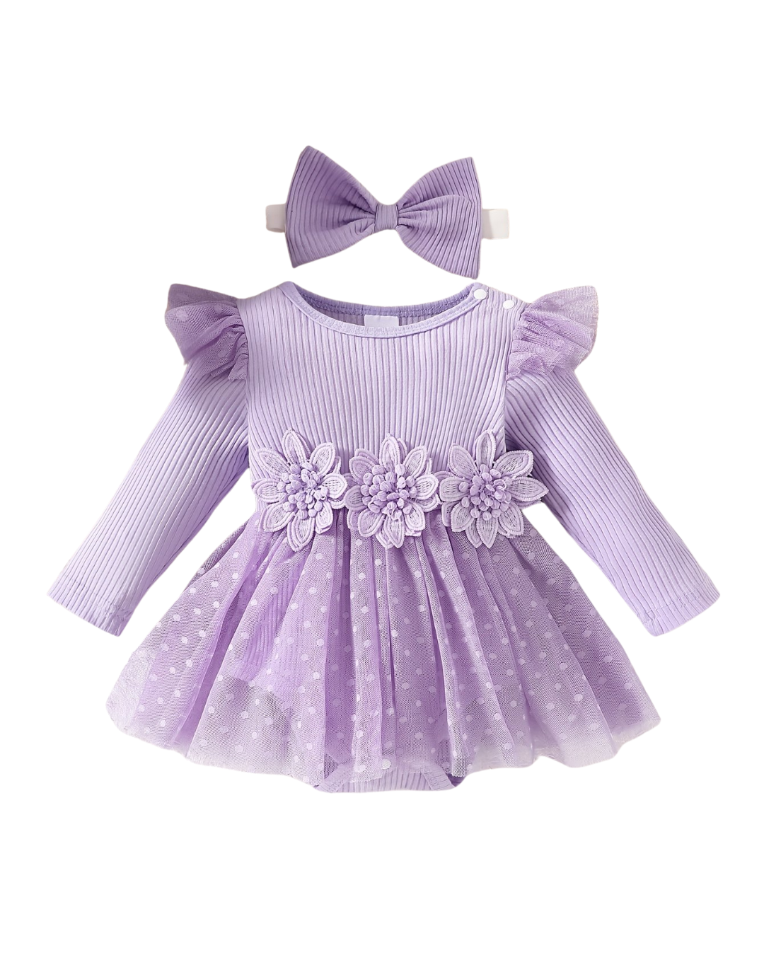 Blossom Beauty Dress Romper and Headband