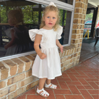 Summer Linen Flutter Dress