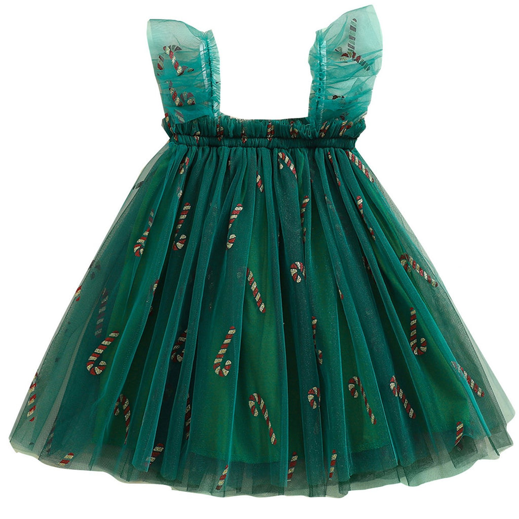 Sleeveless Christmas Tutu - Green