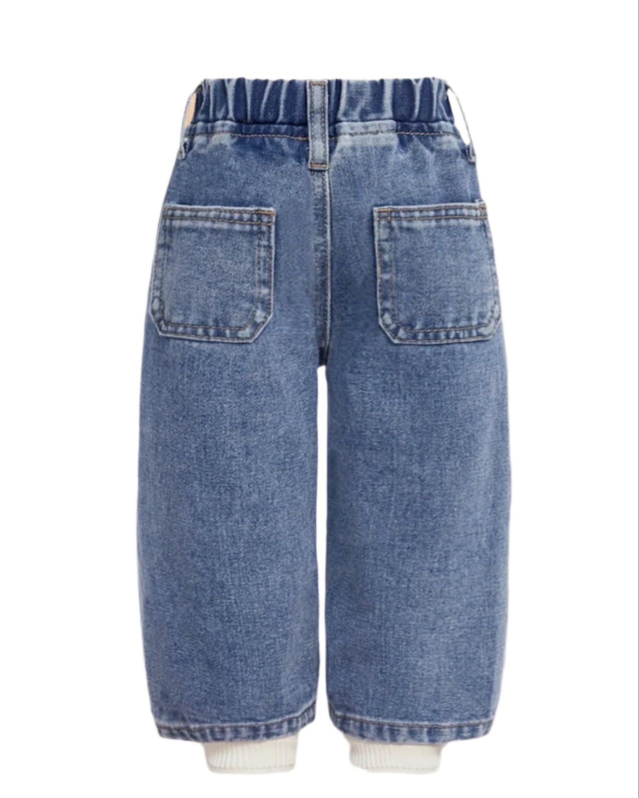 Denim Bow Pants