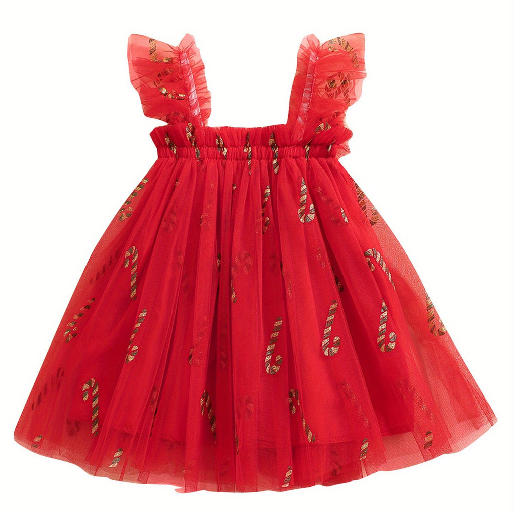Sleeveless Christmas Tutu - Red