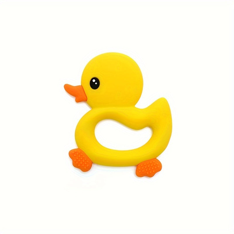 Baby Silicone Teething Rings – Cute Duck Shape
