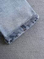 Boys Short Denim Overalls & T-Shirt Set