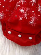 'Santa Baby' Ruffled Christmas Dress