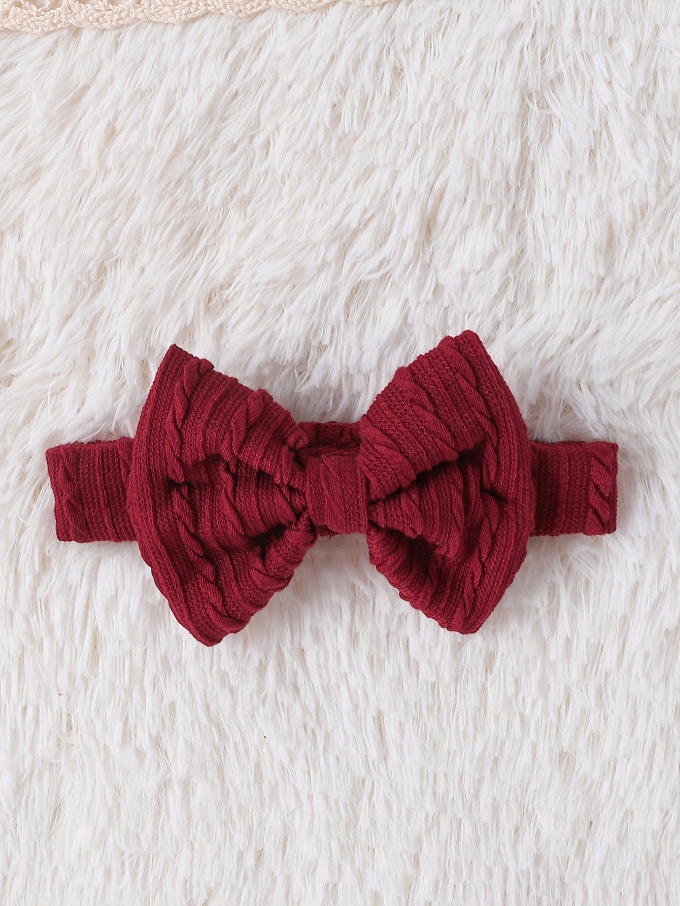 Red Triangle Dress with Socks & Headband