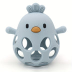 Handheld Ball Rattle & Hollow Chick Teething Toy