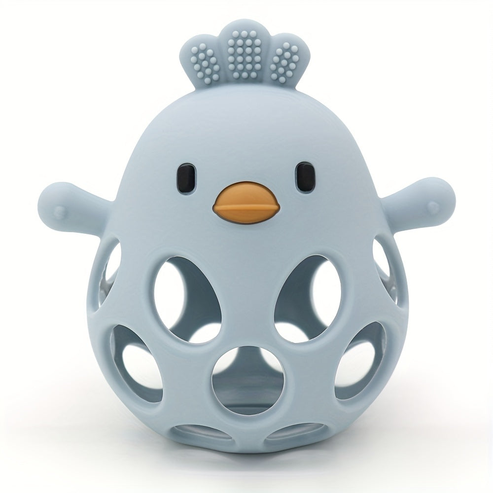 Handheld Ball Rattle & Hollow Chick Teething Toy