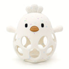 Handheld Ball Rattle & Hollow Chick Teething Toy