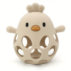 Handheld Ball Rattle & Hollow Chick Teething Toy