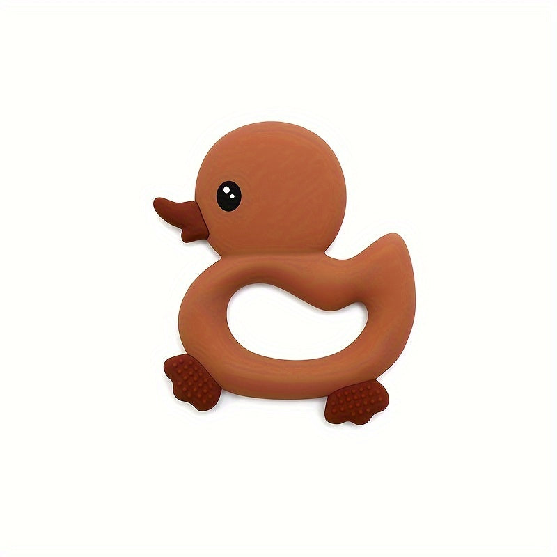 Baby Silicone Teething Rings – Cute Duck Shape