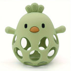 Handheld Ball Rattle & Hollow Chick Teething Toy