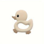 Baby Silicone Teething Rings – Cute Duck Shape