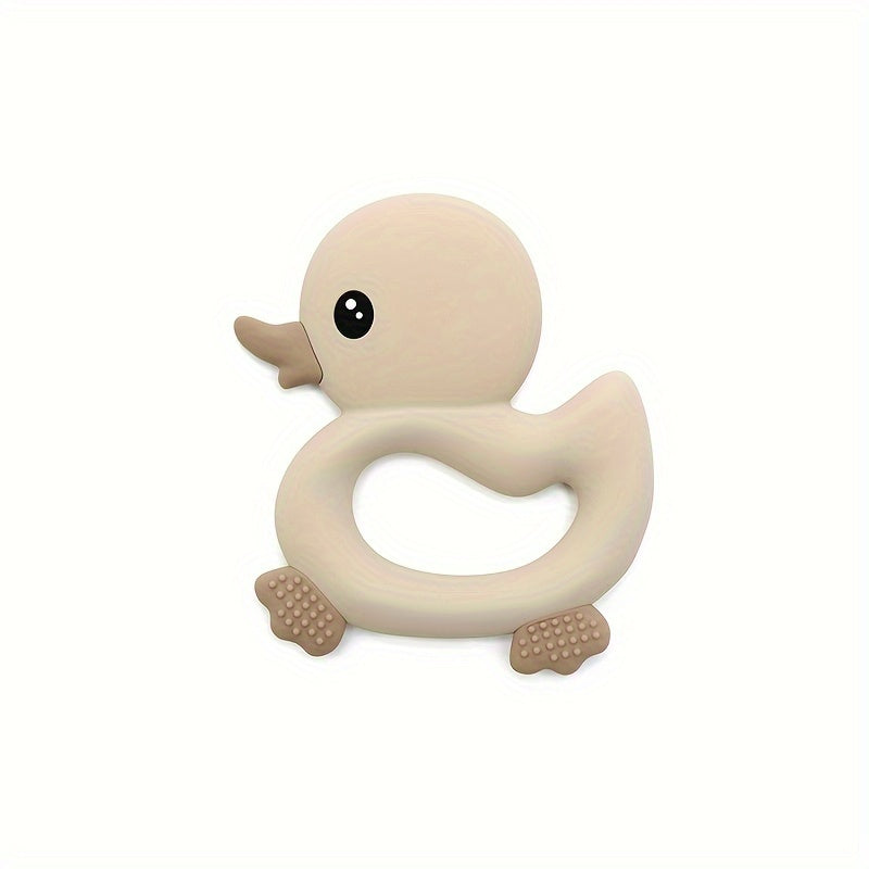 Baby Silicone Teething Rings – Cute Duck Shape