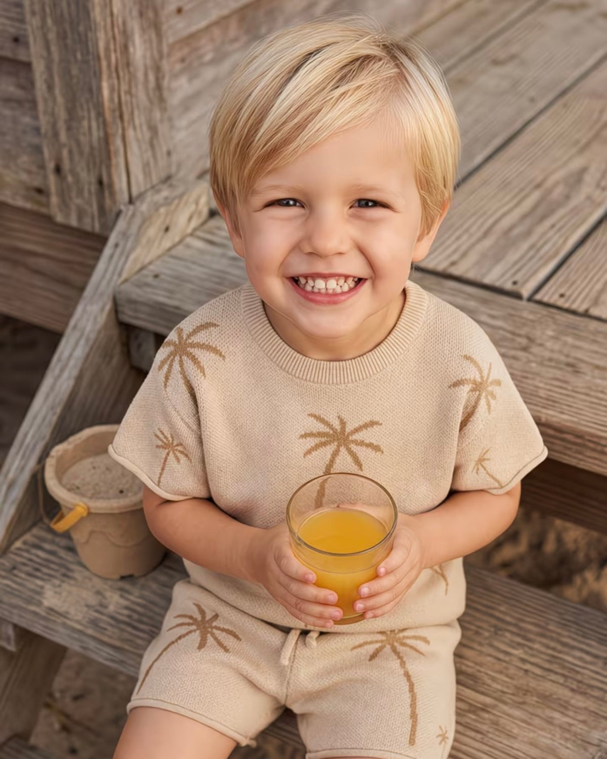 Sandy Palms Knit Set