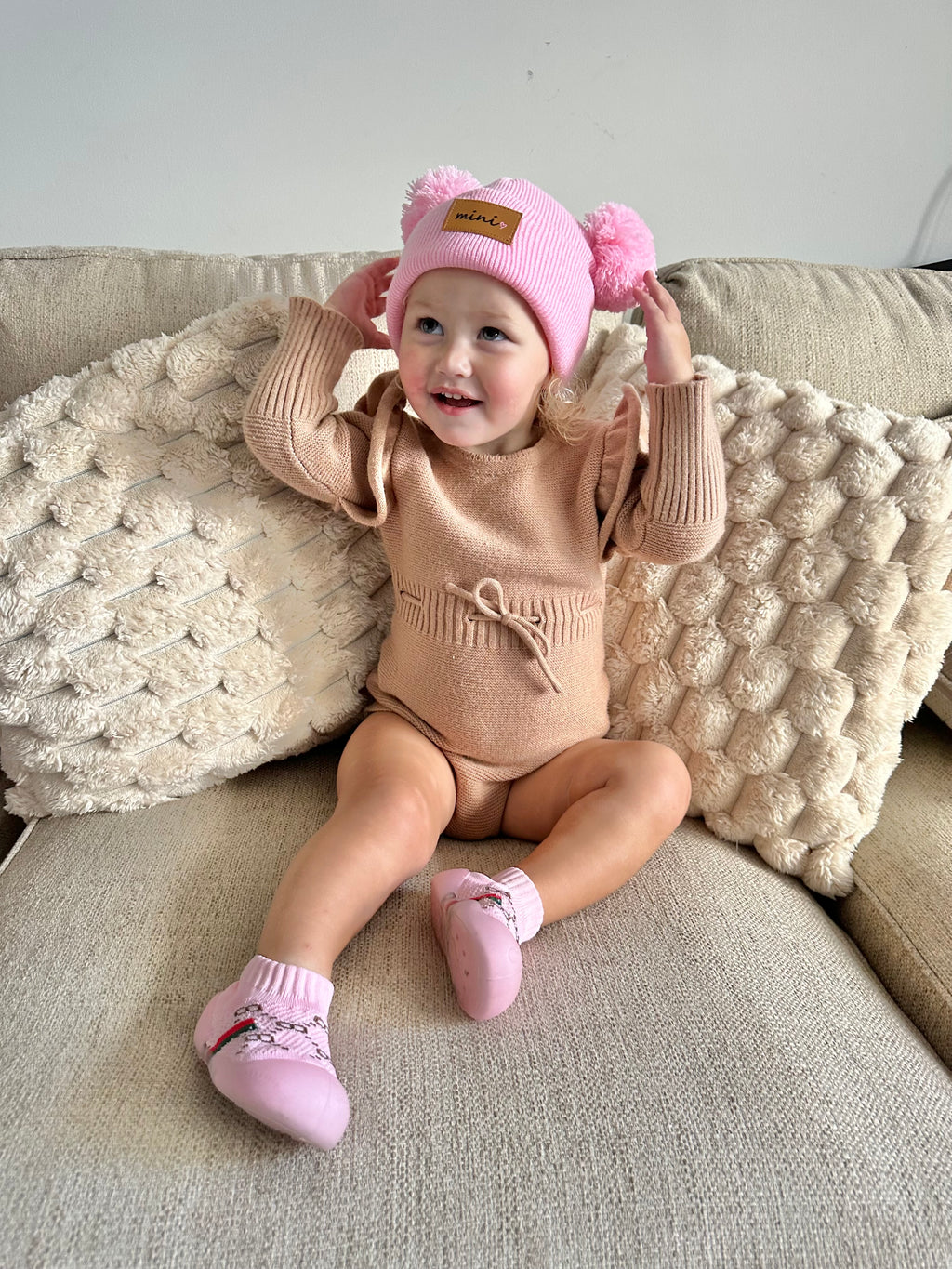 Brown Sweater Jumpsuit