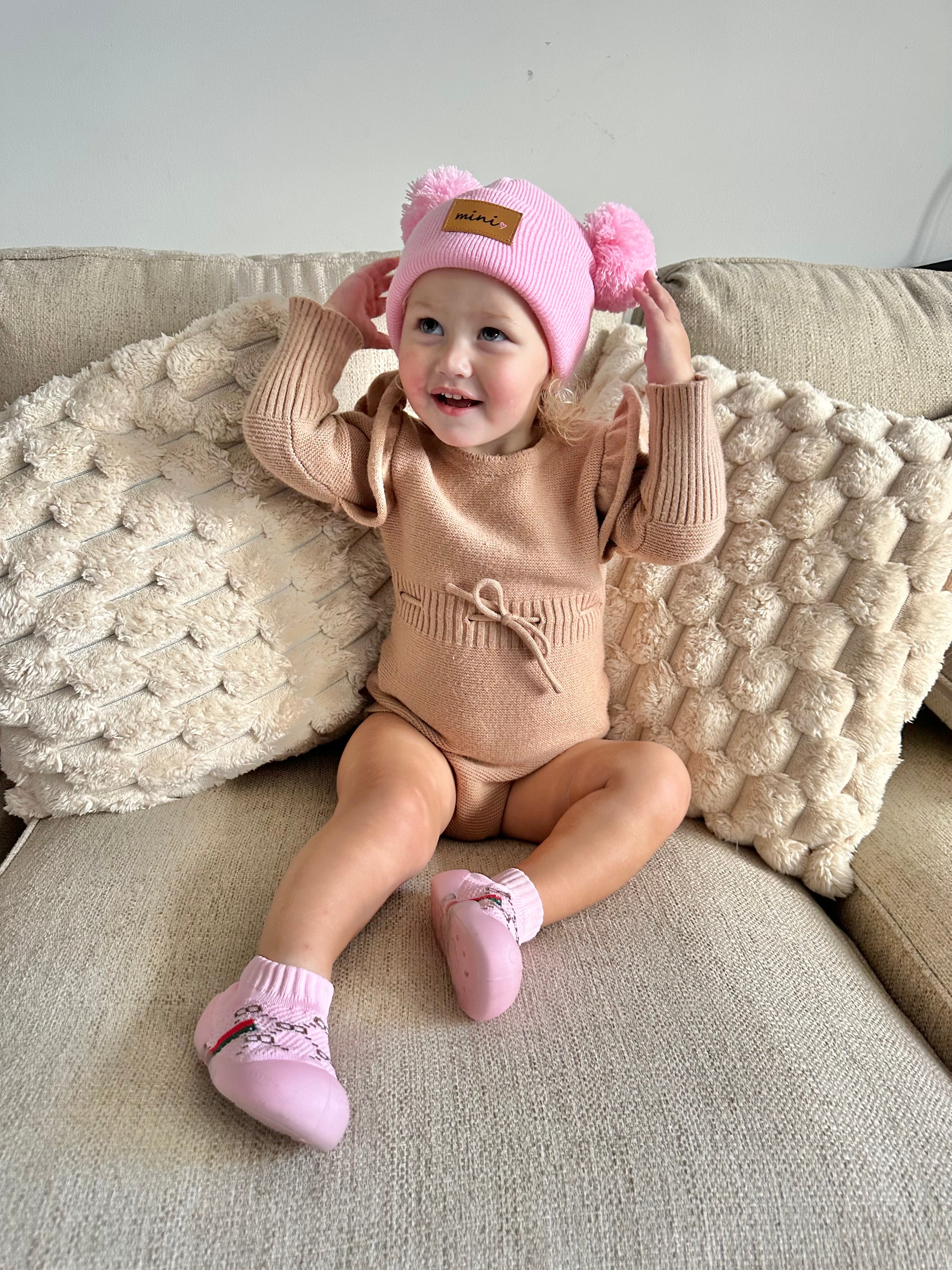 Brown Sweater Jumpsuit
