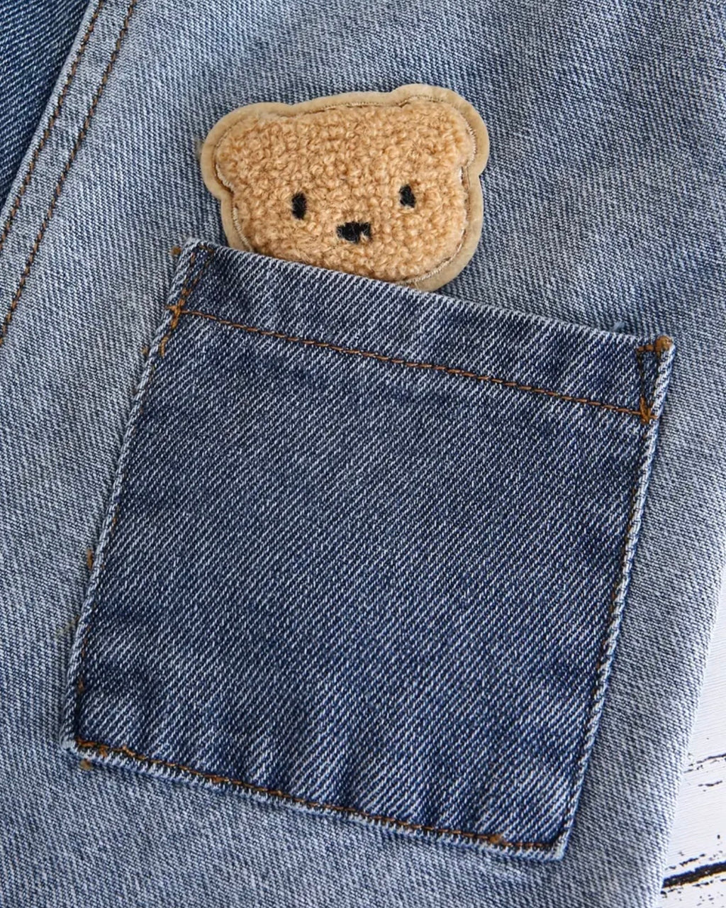 Boys Short Denim Overalls