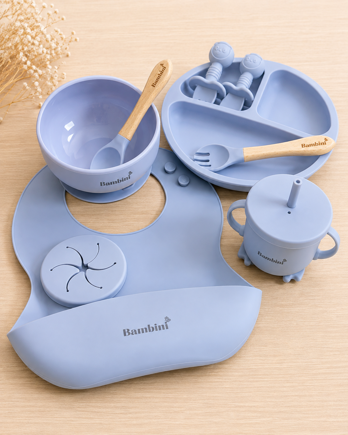 Little Feast Mealtime Set in Blue