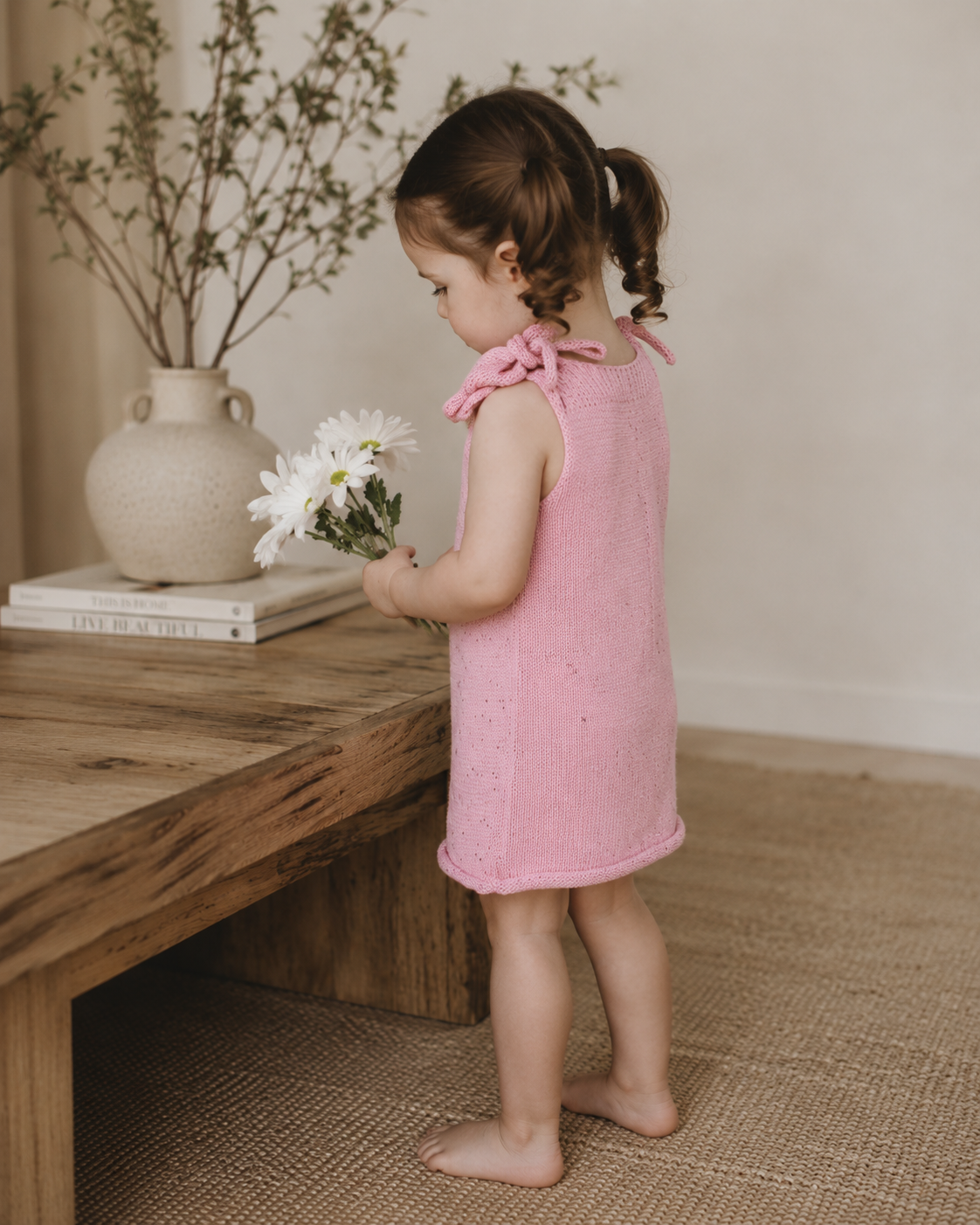 Cotton Knit Fairy Floss Dress