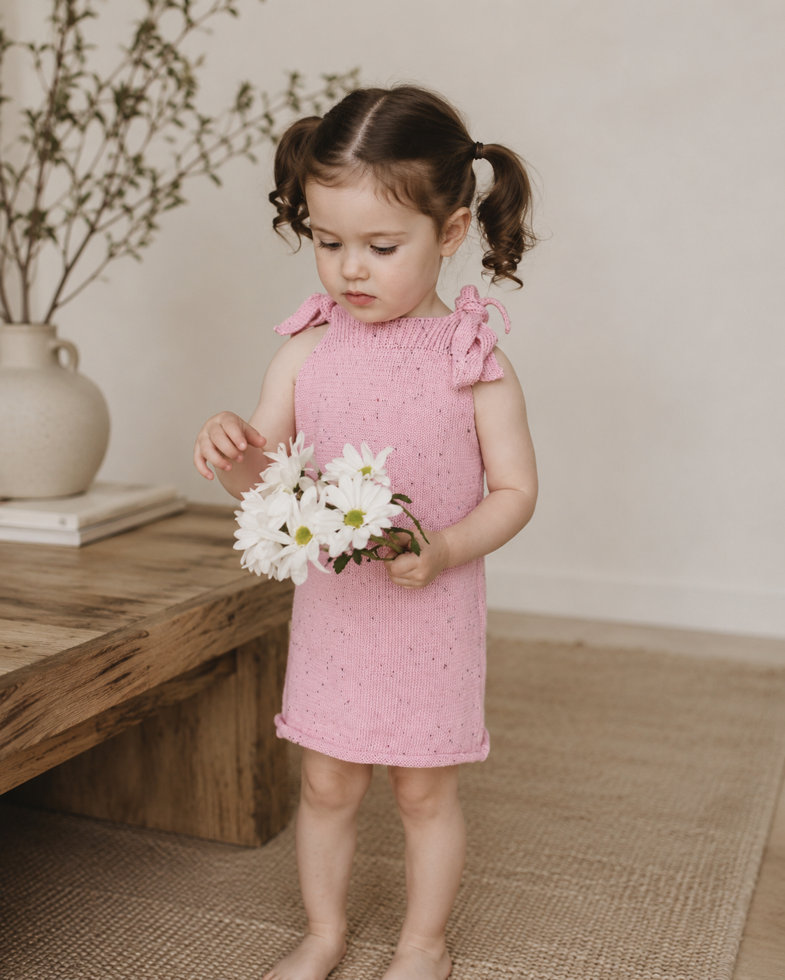 Cotton Knit Fairy Floss Dress