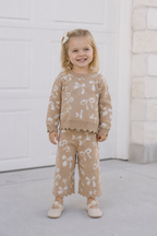 Bow Knit Sweater Set