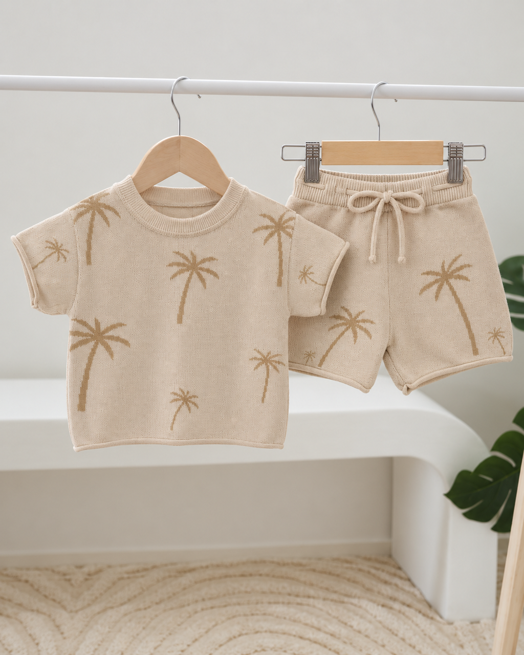 Sandy Palms Knit Set