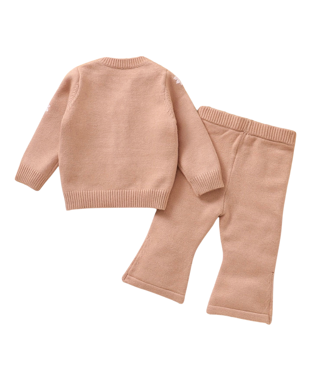 Floral Long-Sleeve Knit Set