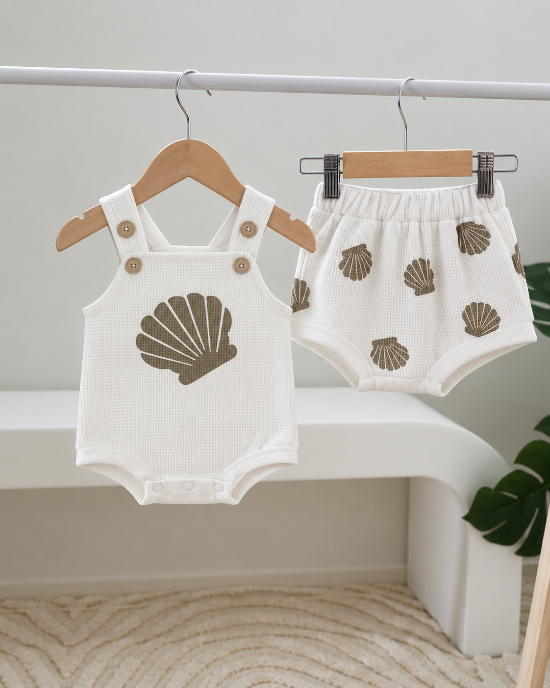 Seaside Shells Romper Set
