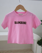 Bambini Embroidered Oversized Tee – 100% Cotton