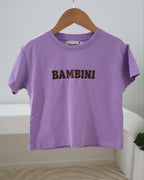 Bambini Embroidered Oversized Tee – 100% Cotton