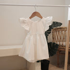 Summer Linen Flutter Dress