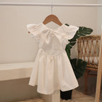 Summer Linen Flutter Dress