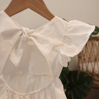 Summer Linen Flutter Dress