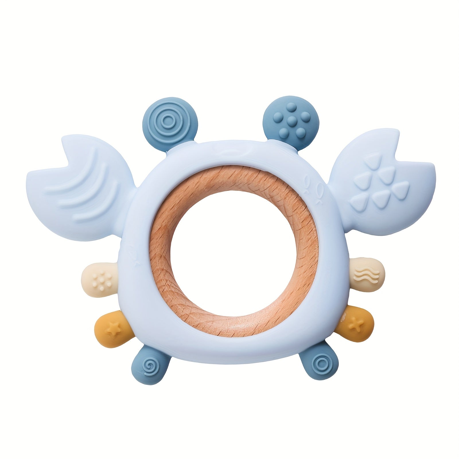 Silicone Baby Teething Crab Toy
